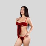 Conjuntos Lenceria Rojo - Imagen 2