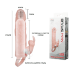 Brave Man 5.91 Funda Flesh Vibrador