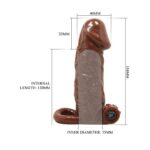 Funda Extension Vibrador Chocolate - Imagen 2