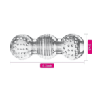 Masturbador Texturado Flexible - Imagen 3