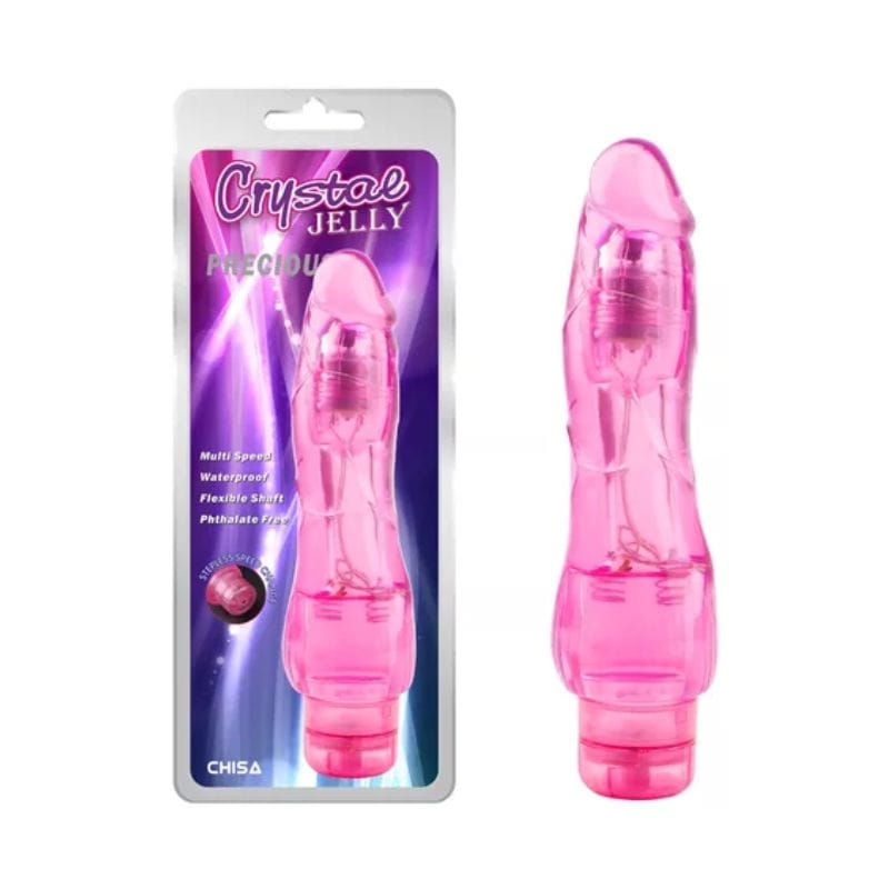 Vibrador-Crystal-Jelly-Precious.jpg Vibrador Crystal Jelly Precious - Imagen 1