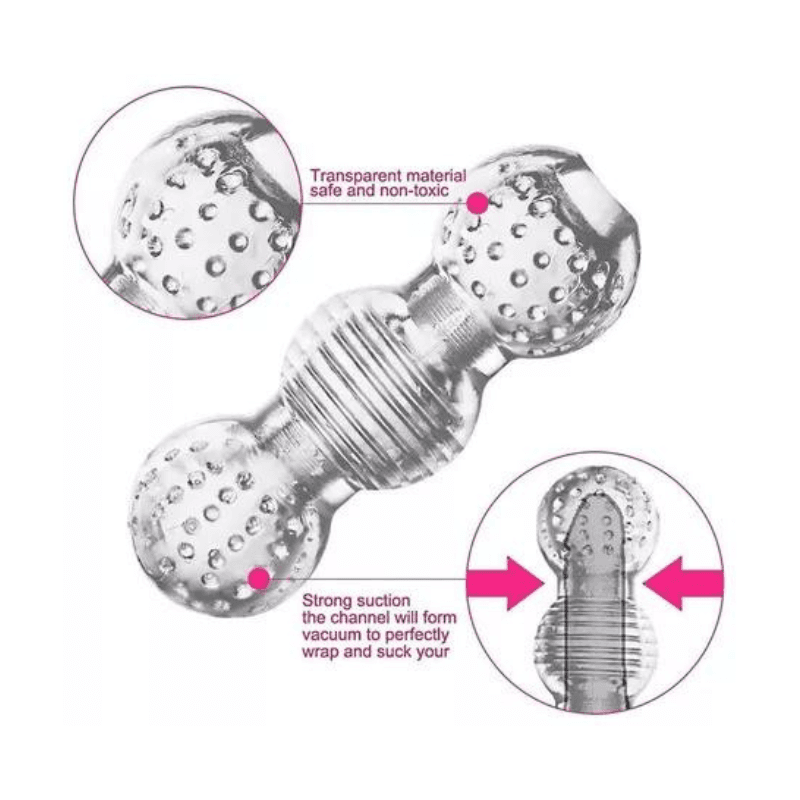Masturbador Texturado Flexible - Imagen 2